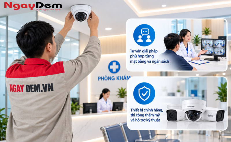 Tư vấn lắp đặt Camera phòng khám Tư vấn lắp đặt Camera phòng khám