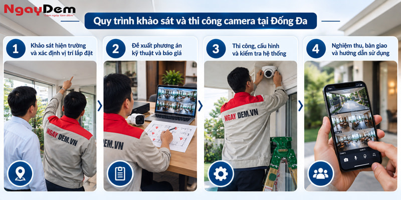 Thi Công Lắp Đặt Camera Tại Đống Đa – Hà Nội