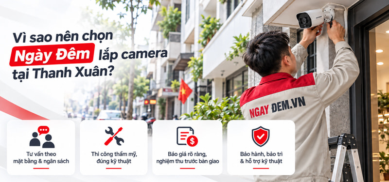 Tư vấn giải pháp lắp đặt camera tại Thanh Xuân - Hà Nội