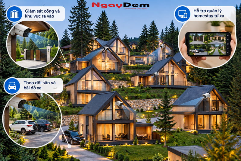 Tư vấn lắp đặt camera cho Homestay uy tin chuyên nghiệp