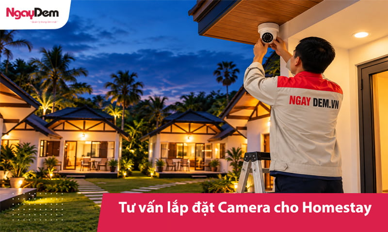 Tư vấn lắp đặt camera cho Homestay uy tin chuyên nghiệp