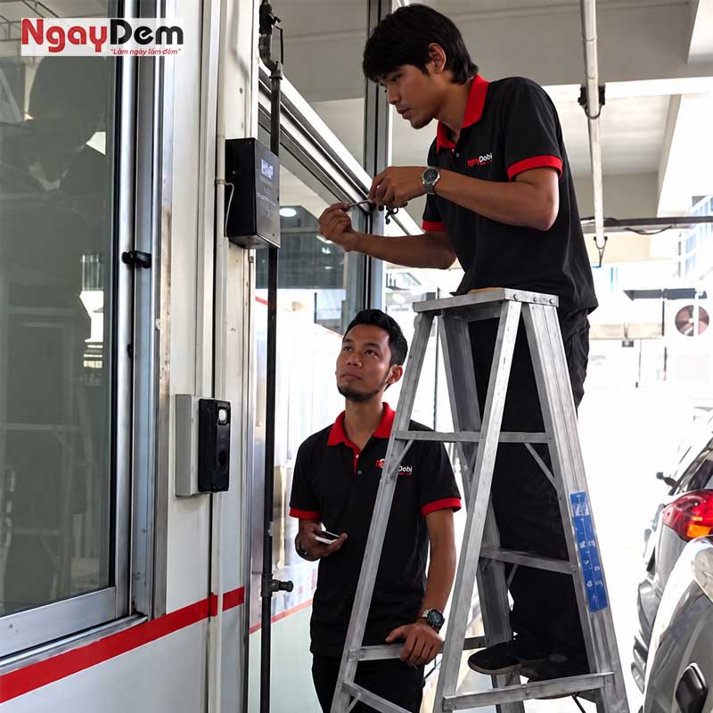 Lắp đặt hệ thống kiểm soát cửa ra vào: Giải pháp thi công chuyên nghiệp