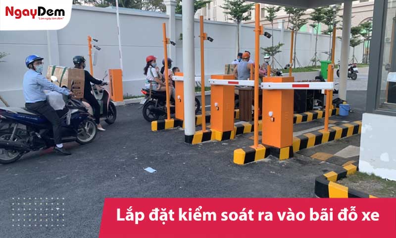 Lắp đặt kiểm soát ra vào bãi đỗ xe | An toàn - Giảm ùn tắc