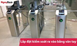 Lắp đặt kiểm soát cửa ra vào bằng vân tay | Thi công nhanh, đúng kỹ thuật