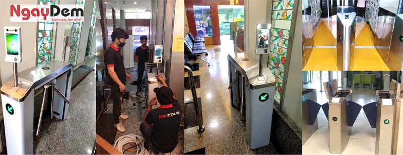 Lắp đặt kiểm soát ra vào bằng nhận diện khuôn mặt