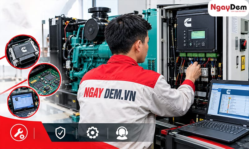 5+ mã lỗi ECU máy phát điện Cummins thường gặp và cách khắc phục