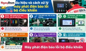 Máy phát điện báo lỗi bộ điều khiển: Cách kiểm tra và sửa chữa