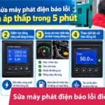 Máy phát điện báo lỗi điện áp thấp: Dấu hiệu và hướng xử lý