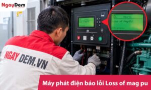 Máy phát điện báo lỗi Loss of mag pu - Vị trí cần kiểm tra và cách sửa