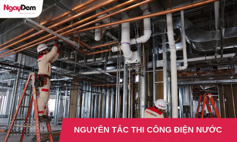 Nguyên Tắc Thi Công Điện Nước Và Các Lưu Ý Quan Trọng Cần Tuân Thủ