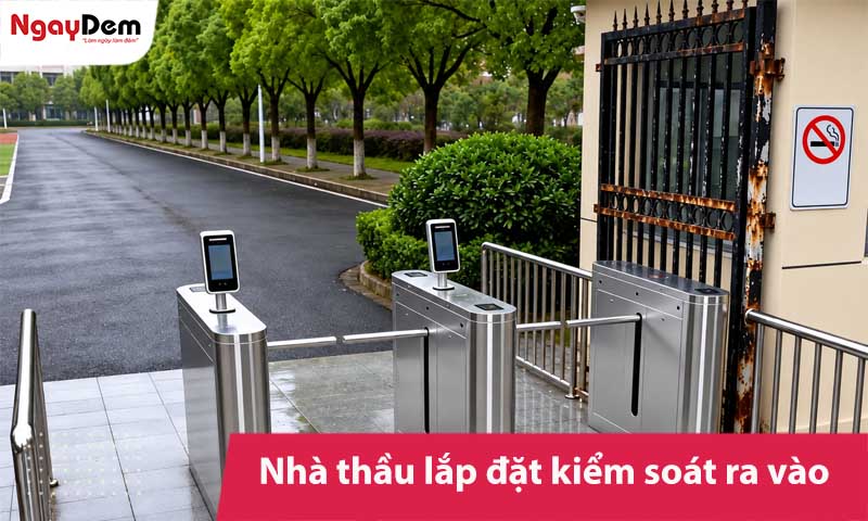 Nhà thầu lắp đặt kiểm soát cửa ra vào uy tín, giá tốt