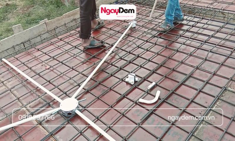 quy trình lắp đặt hệ thống điện