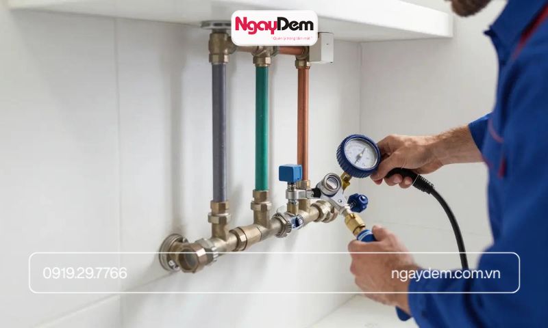 kiểm tra rò rỉ nước