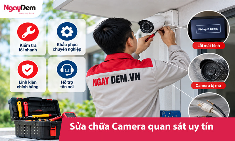 Sửa chữa Camera quan sát tại Hà Nội uy tín