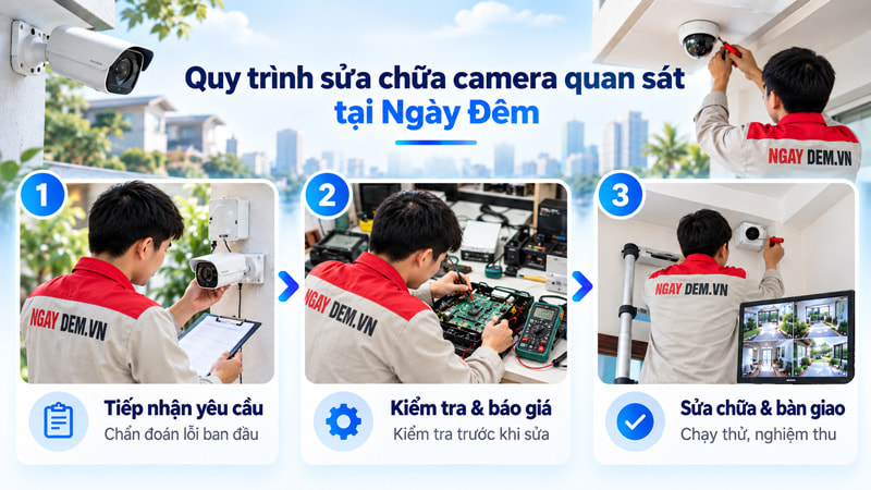 Sửa chữa Camera quan sát tại Hà Nội uy tín