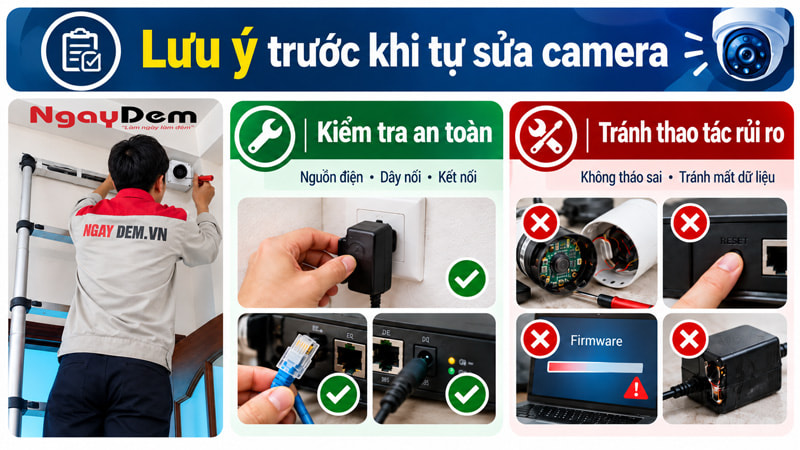 Sửa chữa Camera quan sát tại Hà Nội uy tín