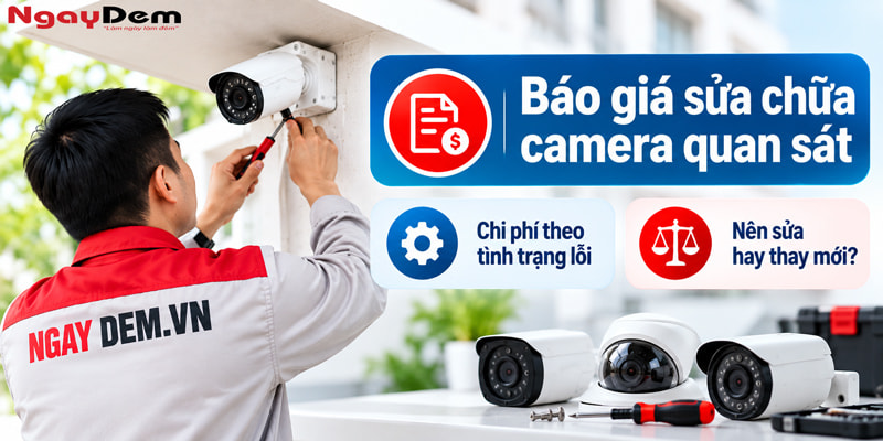 Sửa chữa Camera quan sát tại Hà Nội uy tín