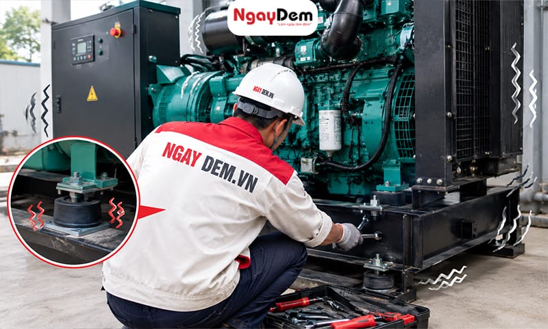 Cách chẩn đoán và sửa chữa máy phát điện rung lắc mạnh