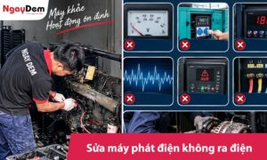 Sửa máy phát điện không ra điện tận nơi – Kiểm tra đúng lỗi