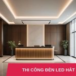 thi cong den led hat tran