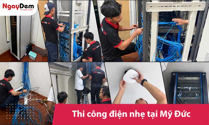 Thi công điện nhẹ tại Mỹ Đức trọn gói | Báo giá cạnh tranh