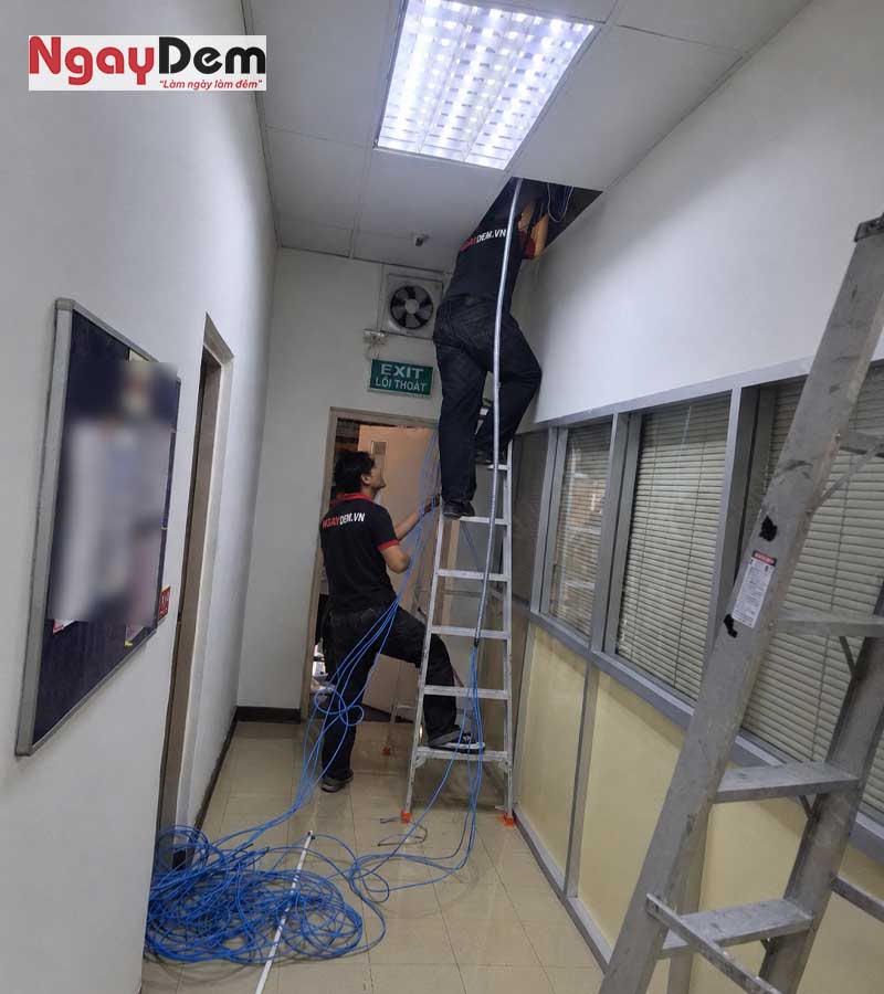 Thi công điện nhẹ tại Ứng Hoà - Hà Nội | Tổng thầu Cơ điện Ngày Đêm