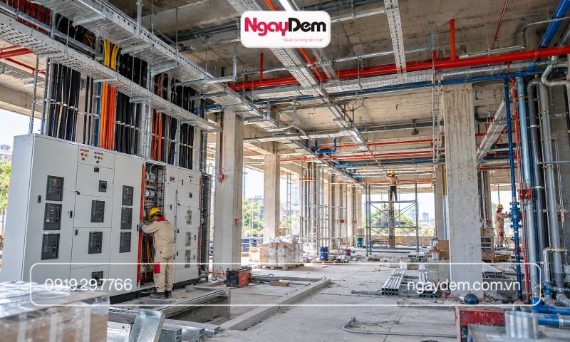 thi công điện nước ở chương mỹ