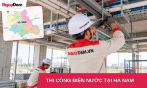 thi cong dien nuoc tai ha nam