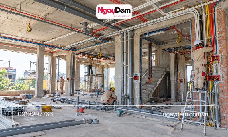 thi công điện nước tại hà nam