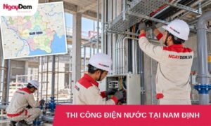 thi cong dien nuoc tai nam dinh