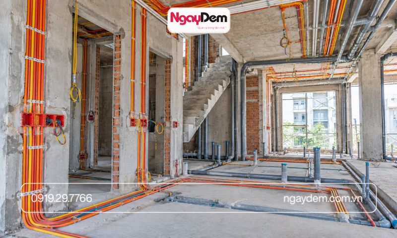 thi công điện nước tại Thái Bình