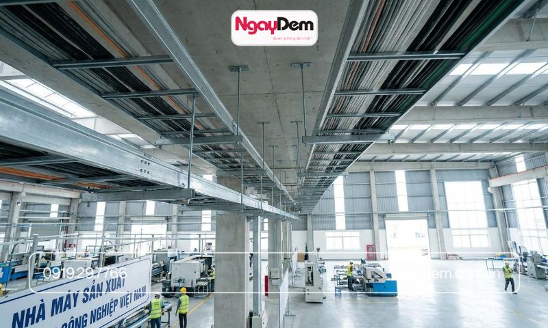 thi công hệ thống điện nhà xưởng