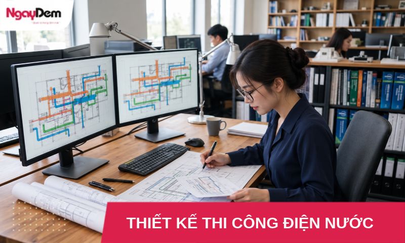 Thiết Kế Thi Công Điện Nước Công Trình Từ Bản Vẽ Đến Thực Tế