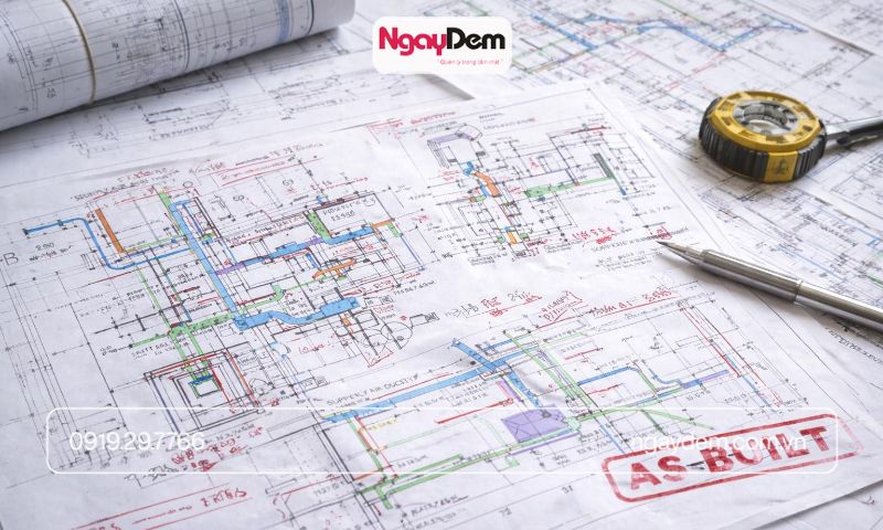 Bản vẽ thiết kế mặt bằng hệ thống điện công trình